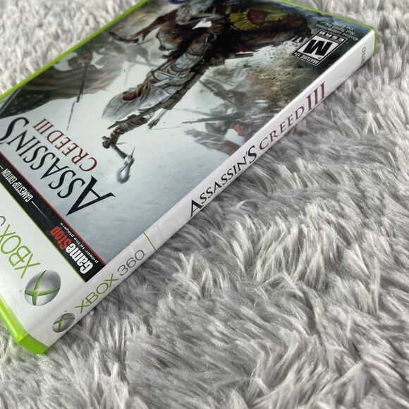 Assassin's Creed III Gamestop Edition (Microsoft Xbox 360, 2012) Complete CIB - Picture 7 of 10